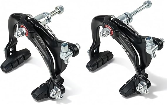 CYSKY Bike Brakes Set, Front and Rear C-Type Brakes Calipers, Include Inner and Outer Cables and Bike Brake Levers Kit for MTB Road Bicycle