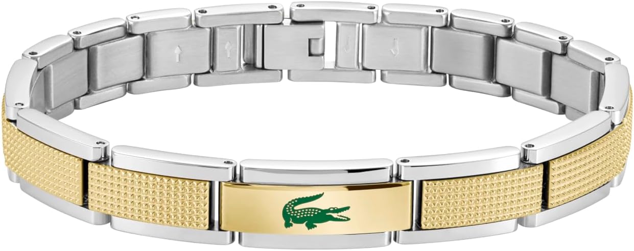 Lacoste Stencil Collection Men's Stainless Steel Bracelet