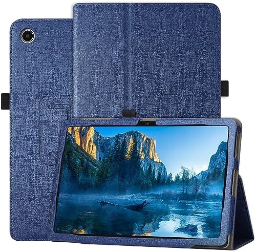 Case for Onn. 10.4 Tablet Pro 2023 Model:100110603 - Folio PU Leather Stand Cover with Pencil Holder, Blue