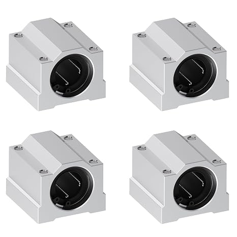 4 Pcs SCS8UU Linear Ball Bearings, 8mm ID, 30mm Length