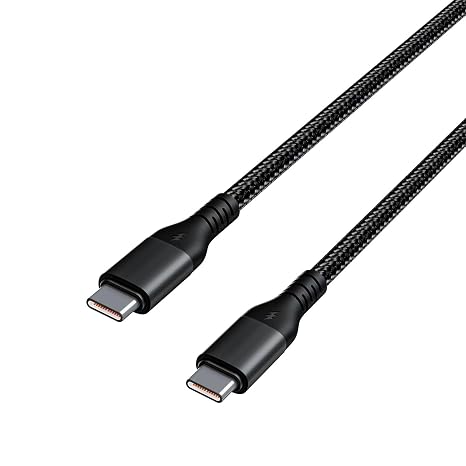 Life-Tech 60W USB-C to USB-C Nylon Braided Fast Charging/Data Cable Cord Charger (3 ft) for Rakuten Kobo Libra Colour, Clara Colour eReader