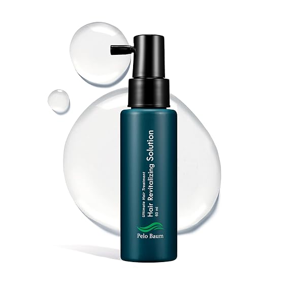Hair Revitalizing Solution Peptides & Biotin Scalp Serum Nourishing Formula for Thicker, Fuller Looking Hair Men & Women, 2.03 Fl Oz