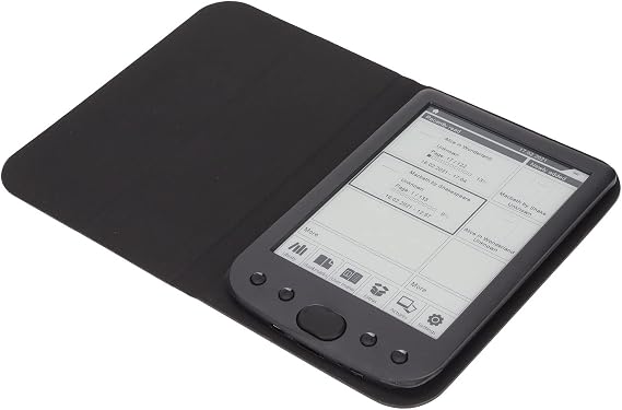 E Reader, 6in HD Ink Screen E Reader Books, 8GB Storage with Navigation and Black Protective Case