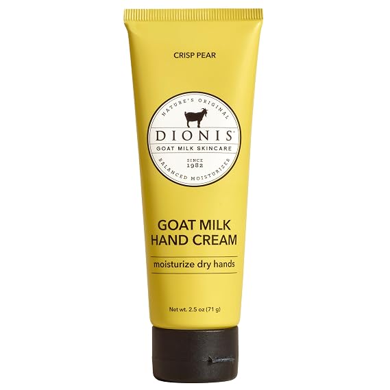 Dionis Goat Milk Hand Cream, Crisp Pear, 2.5 oz