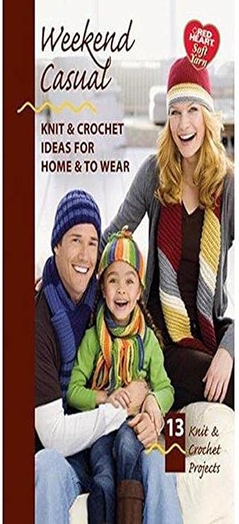 Coats Crochet Coats and Clark Books, Weekend Casual, Soft Yarn