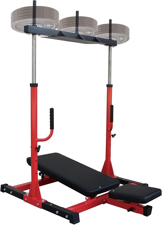 Vertical Leg Press Machine with Adjustable Leg, Back and Head Positions, Leg Strength Training Machine for Home Gym, 2" Olympic Plate Compatible