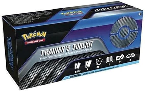Pokemon TCG 2021 Trainers Toolkit Box - 4 Booster Packs Plus Trainers for 6 Years Old