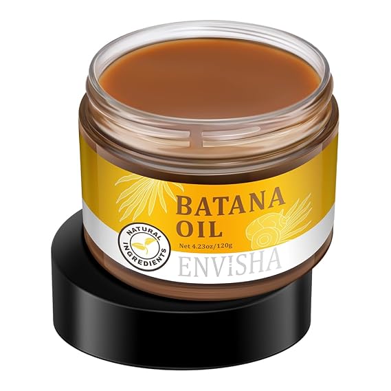 Batana Oil- 100% Pure and Natural Batana Oil,Dr. Sebi Batana Oil from Honduras - Nourish Strengthen Prevent Hair Loss,Prevent Dry Hair & Eliminate Hair Split Ends