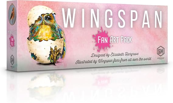Stonemaier Games, Wingspan Fan Art Pack, Board Game Accessory, Ages 14+, 1-5 Players, 40-70 Minutes Playing Time