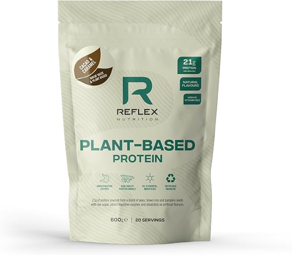 Reflex Nutrition Plant Protein (600g) Cacao & Caramel - Proteins - Vegan Protein