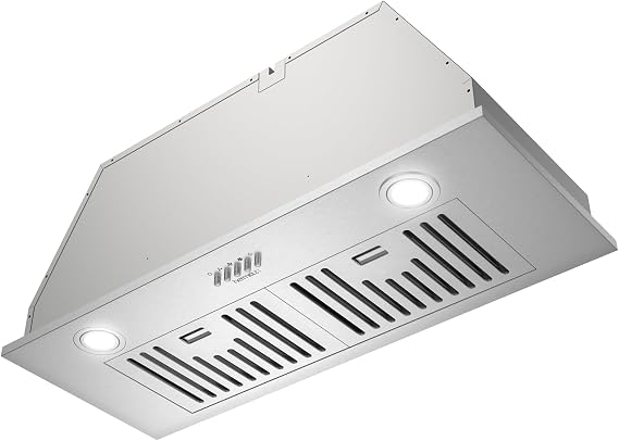 Hermitlux 30 Built in/Insert Range Hood, 600 CFM Stainless Steel Vent Hood