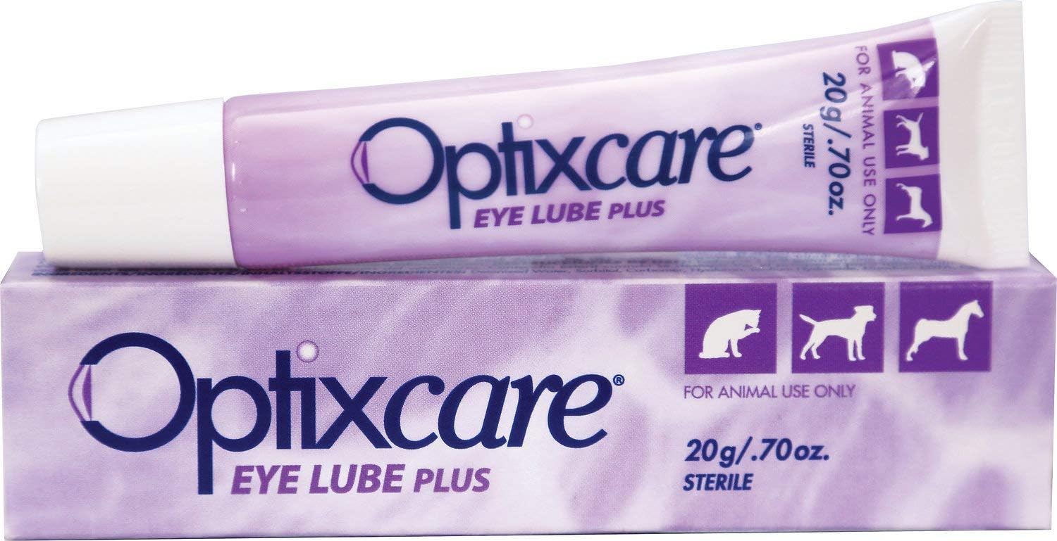 Lubricating Optixcare Dog &amp;amp;amp; Cat Eye Lube Plus Dog &amp;amp;amp; Cat Gel, 0.70-oz Tube