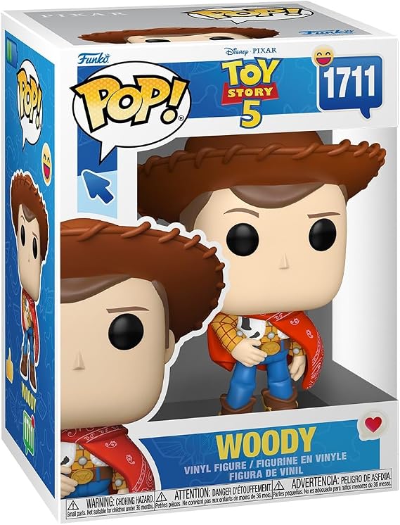 Funko Pop! Disney: Toy Story 5 - Woody - Collectable Vinyl Figure - Gift Idea - Official Merchandise - Toys for Kids & Adults - Disney Fans - Model Figure for Collectors and Display
