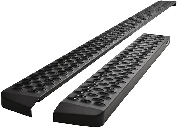 Westin 27-81005 Grate Steps Running Boards 46" Driver & 97" Passenger Side | Textured Black Pair