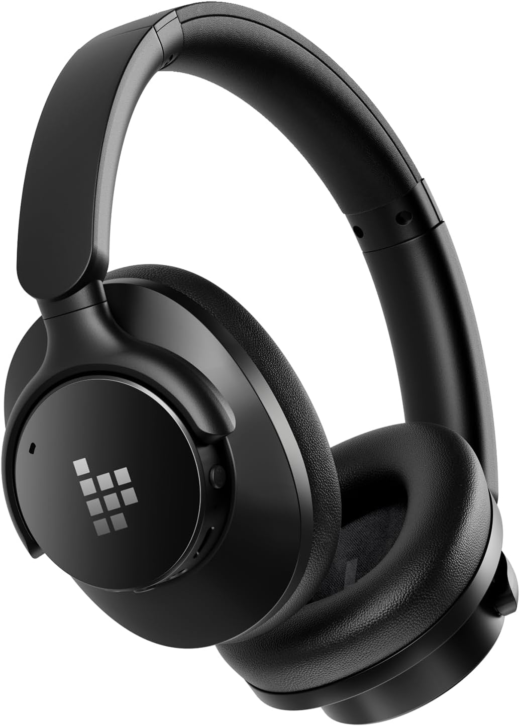 Tronsmart Sounfii Q20 Active Noise Cancelling Headphones, Wireless Over Ear Headphones, 60H Playtime, Rich-Detailed Sound, Customize EQ, Comfort Fit Ear Cups, for Travel, Home OfficeBlack