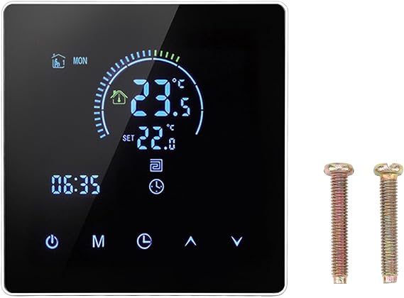 Smart Thermostat Programmable Temperature Controller Compatible with Tuya, Tmall, and DuerOS (WiFi Type)