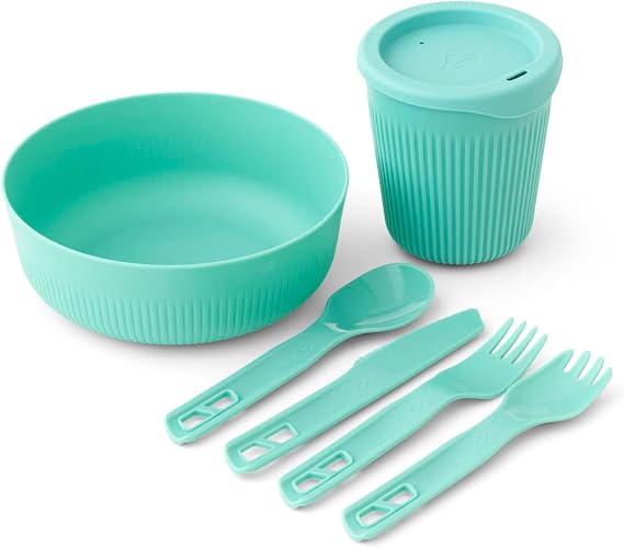 Sea to Summit Passage 1-Person Camping Dinnerware Set, Bowl, Cup, Utensils
