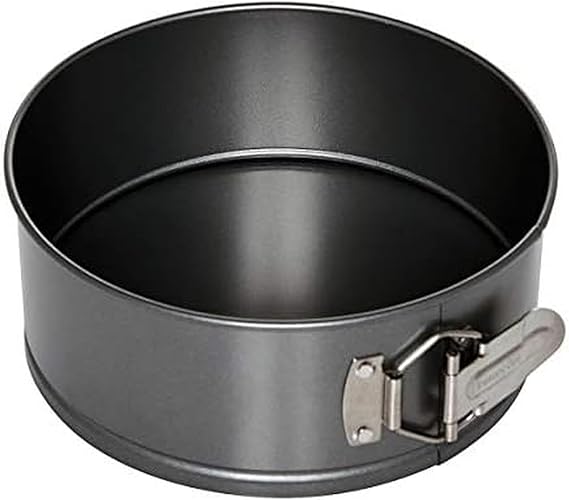 Instant Pot Official 7.5-Inch Nonstick Leakproof Springform Pan with Removable Bottom for Cheesecake, Cakes, Lasagna, Casseroles, and More - Heavy-Duty, Professional Grade, Oven Safe to 450F (Gray)