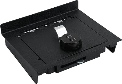 Center Console Gun Safe Vault - JIKE Vehicle Safe Vault Compatible with Tesla Model Y Juniper 2025-2026, with 4-digit Lock.