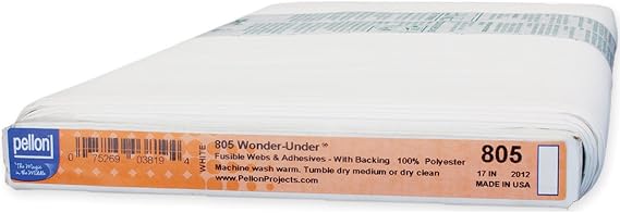 Pellon 805 Wonder Under Fusible Web- 17 Inch W x 35yds White