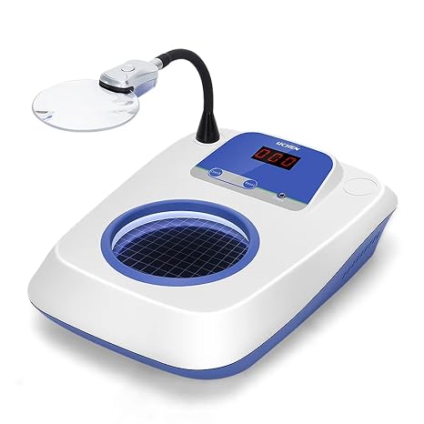 Colony Counter Microbial Count Tester - LCD Display, Magnification Options, Semi-Automatic Colony Counter Test (XK97-B)