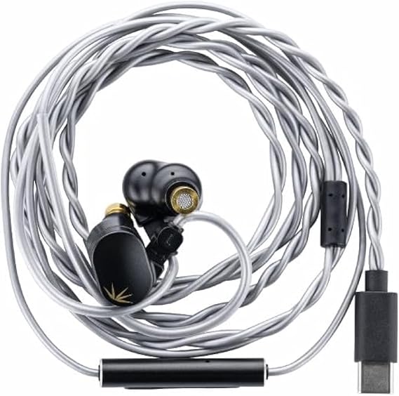 Moondrop CHU II DSP Kulaklıklar Yüksek Performanslı Dinamik Sürücü USB-C Kulak İçi Monitörler TYPE-C mikrofon kulaklık ile