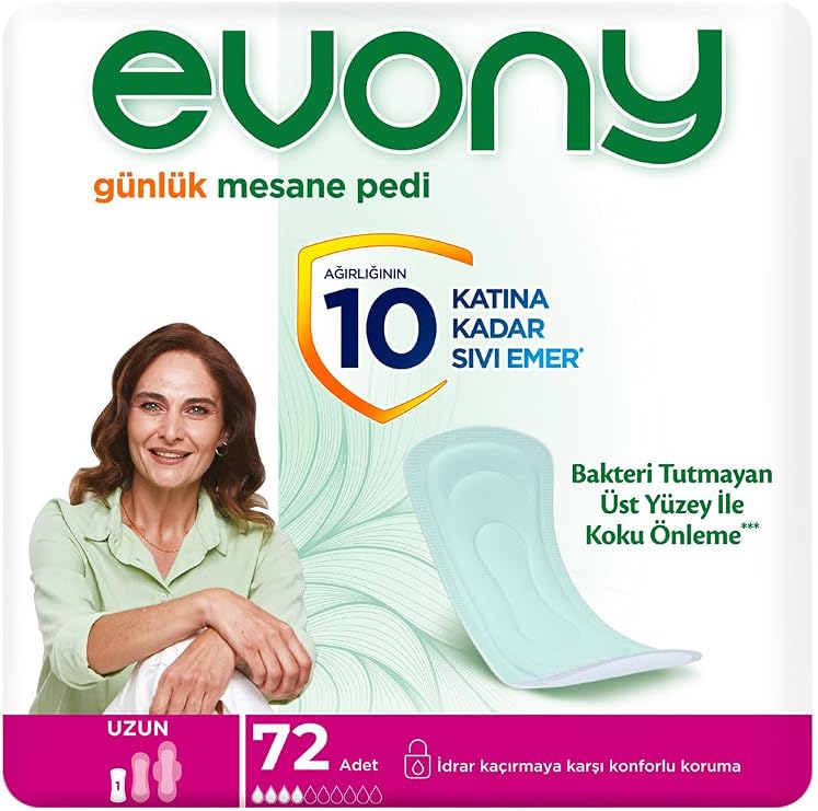Evony Günlük Mesane Pedi Uzun 72 Adet
