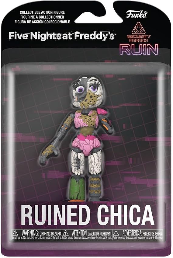 Funko Action Figure: Ruin - Ruined Chica - FNAF - Collectable - Gift Idea - Official Merchandise - for Boys, Girls, Kids & Adults - Video Games Fans