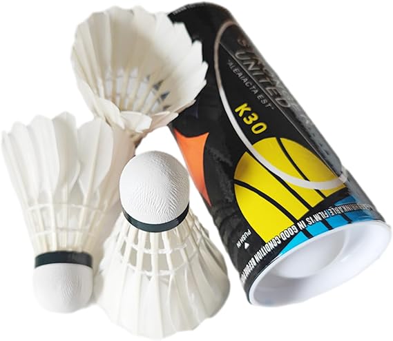 Badminton Shuttlecock, Duck Feather Badminton, 3 Pieces White Training Ball Shuttlecock, High Speed Balls For Youth Players Beach Racket Games Sports