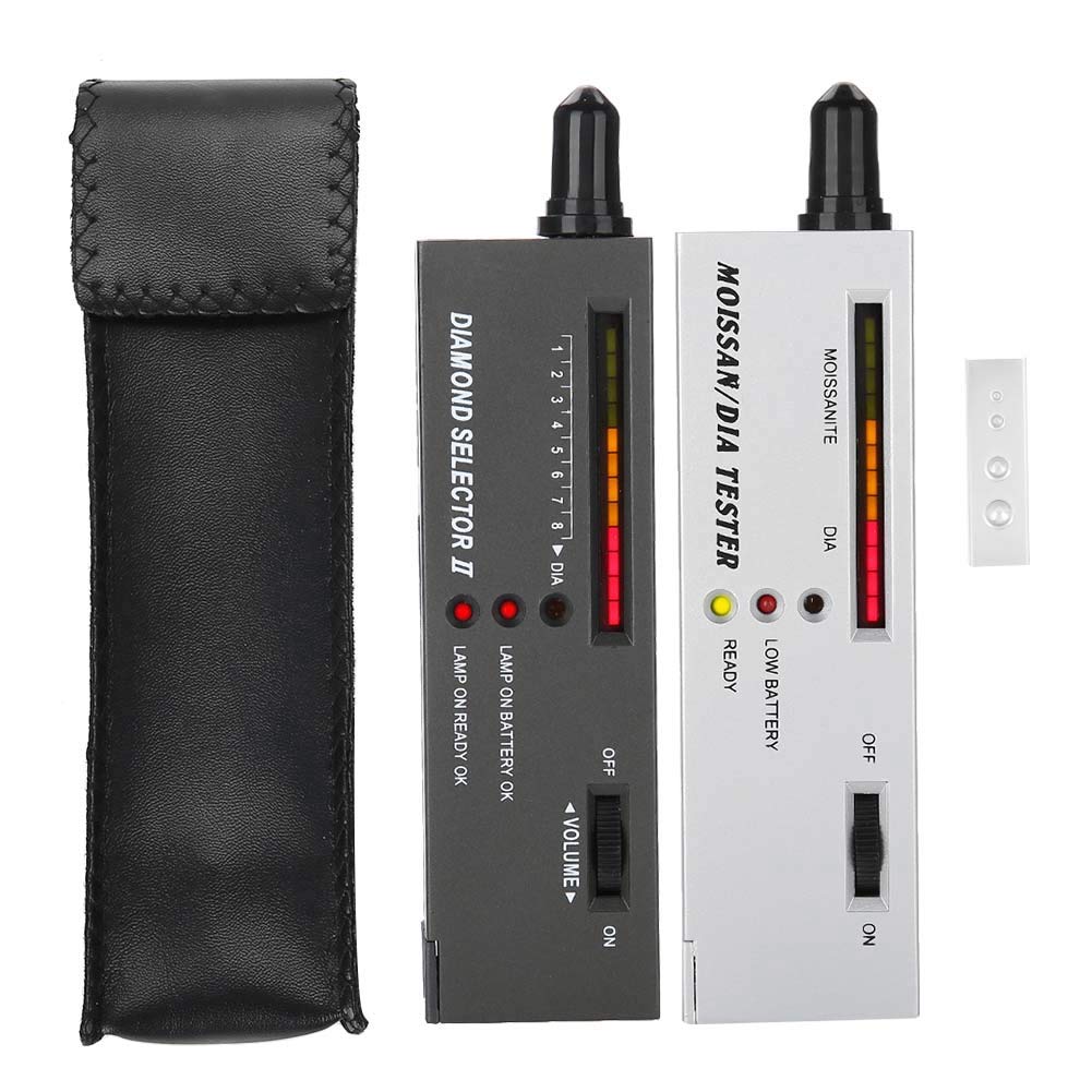 Diamond Tester, Flashlight Torch Pen Jeweler Diamond Tester for Novice and Expert Lighting Jewelry Identification Tool Diamond Selector Identification Pen High Accuracy Gem Testing Equipment 1#