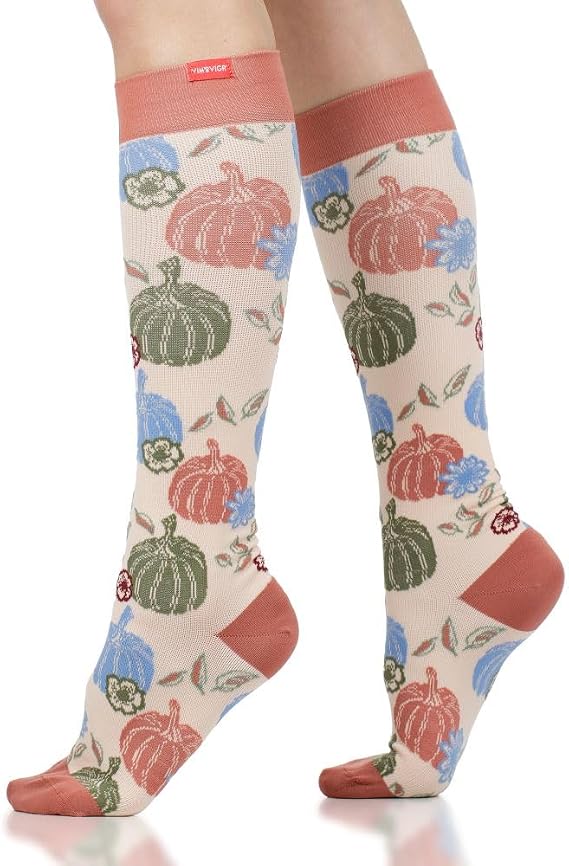 VIM & VIGR Nylon 20-30 mmHg Graduated Compression Socks