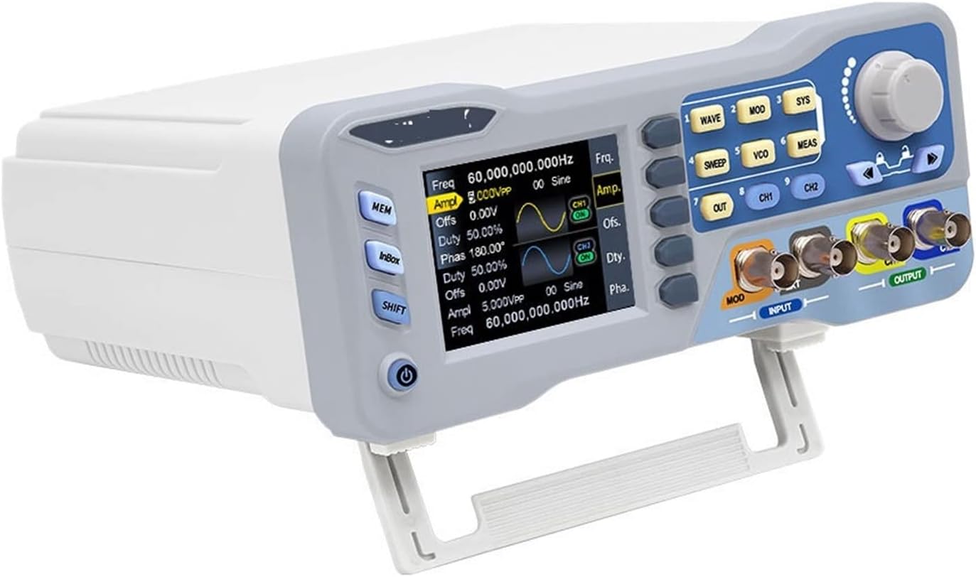 Function Arbitrary Waveform Generator Dual Channel Signal Source 275MSs 14bits Frequency Meter 60Mhz