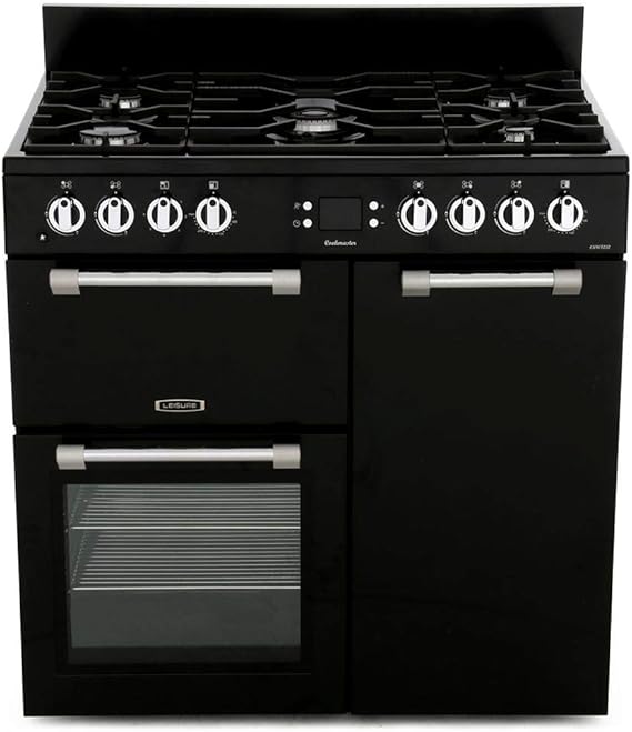 Leisure CK90F232 Black Freestanding 90 Centimeter Duel Fuel Range Cooker [Energy Class A]