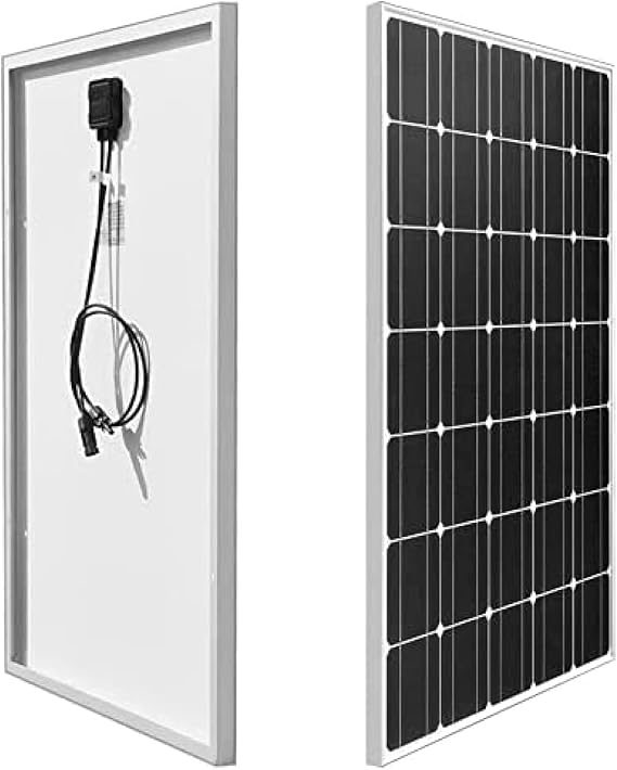 Monocrystalline Solar Panels 400W High Efficiency Module PV Power Charger Off Grid, For Boat, Camper, Roof, Cabin, Shed, RV And Any Other Off Grid Applications System,400w