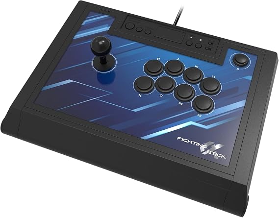 HORI PlayStation 5 ファイティングスティックアルファ - PS5、PS4、PC用トーナメントグレードファイトスティック - ソニー公式ライセンス商品。