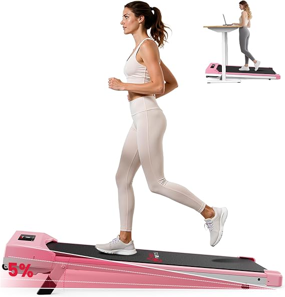 HomeFitnessCode Incline Treadmill, 2.5HP Walking Pad Treadmills for Home