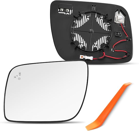 BSD Driver Side Mirror for Ford Explorer 2011 2012 2013 2014 2015 2016 2017 | BB5Z17K707P, Left Side Heated Mirrors Glass with Blind Spot