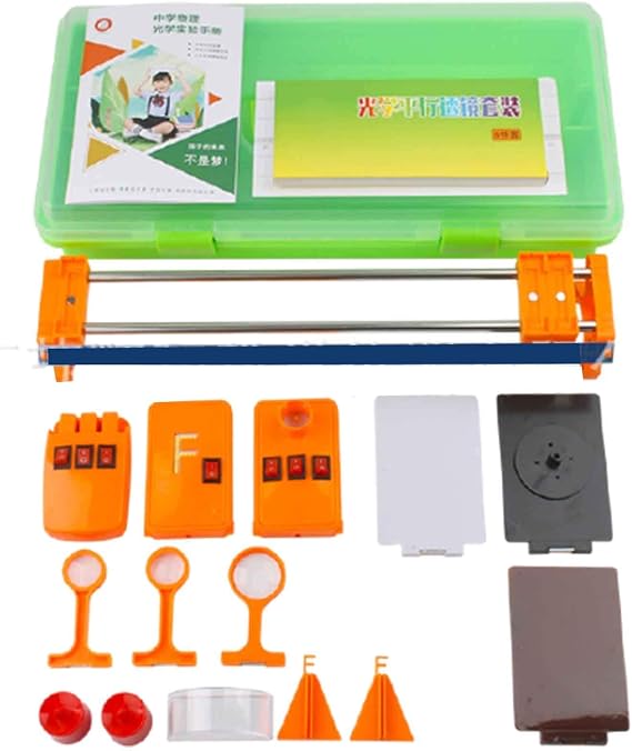 Physical Optics Set, Labs Complete Optical Bench Set, Physic Experiment Teaching Tools, Full Set of Accessories Teaching Equipment