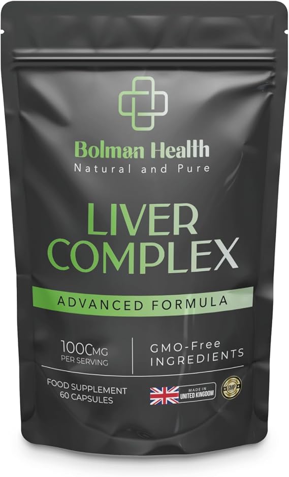 Liver Complex Capsules | TUDCA, NAC & Psyllium Husk | 60 Capsules | Supports Liver Function, Digestion & Metabolism | Vegan Capsules | Non-GMO | Gluten-Free Liver Supplement