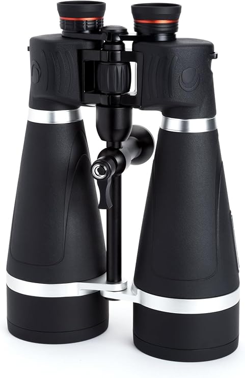 Celestron SkyMaster Pro 20x80 Astronomy Binoculars for Long-Range Viewing | Large 80mm Objectives, XLT Fully Multi-Coated Optics, Waterproof & Fogproof, Rubber Armored, Tripod Adapter Included