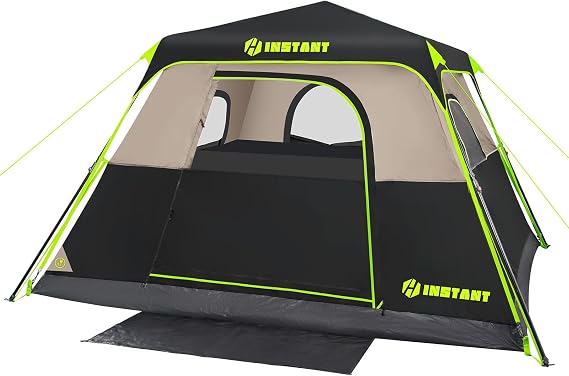 4/6/8/10 Person Instant Tent,Pop Up Tents for Camping with Rainfly