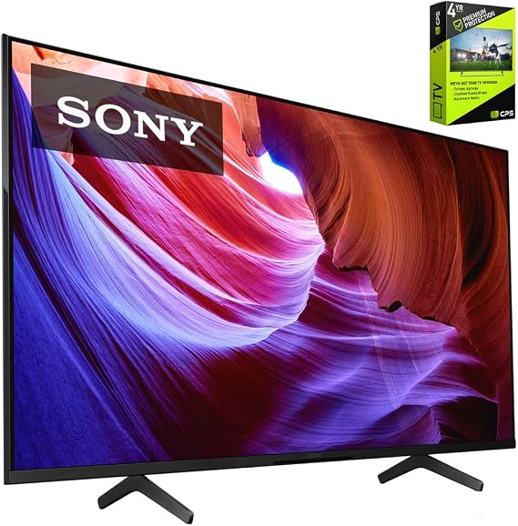 Sony KD65X85K 65 inch X85K 4K HDR LED TV with smart Google TV Bundle with Premium 4 YR CPS Enhanced Protection Pack