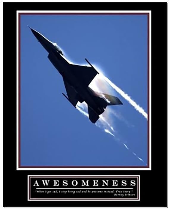 Awesomeness Motivational Poster, as seen in Barney Stinson's Office on How I Met Your Mother (36 x 24 inches)