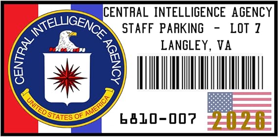 2026 CIA Parking Decal