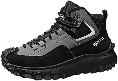 Mens High Top Fashion Sneakers Casual Athletic Walking Shoes Comfort Chunky Sneakers