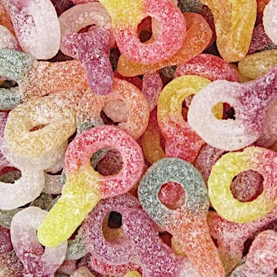 Krazy Kandi 1kg Bulk Sweets – Pick Your Favourite Mix! Fizzy, Jelly, Sour & Gummy Options – Retro Pick & Mix Candy Bags, Party Treats, Sweet Gift Idea (Sour Dummies)