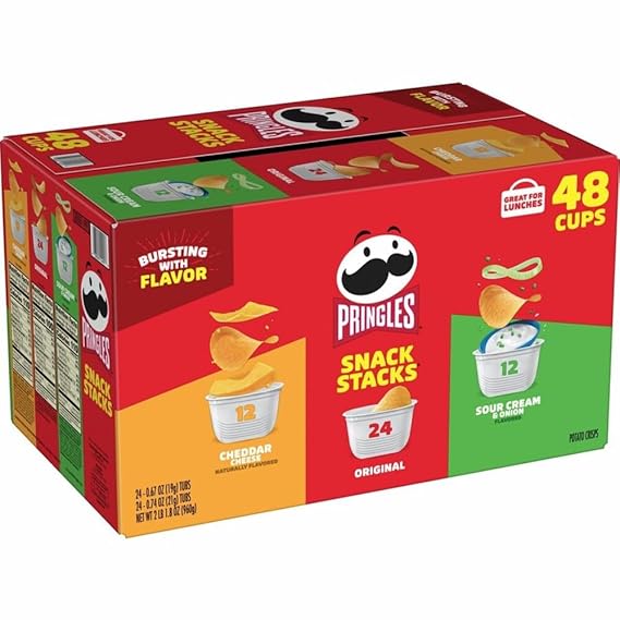 Pringles Bulk Single Serve Packs, 48 Count
