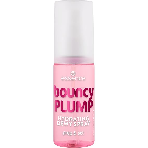 essence Bouncy Plump Hydrating Dewy Spray, Prep, Set, Refresh Makeup | Lightweight, Hydrating Facial Spray for Longlasting Makeup, Vegan, Cruelty Free, Paraben Free, 1.69 fl oz