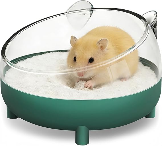 Hamster Bathtub,Small Animals Bathroom,Hamster Sand Bath Container,Hamsters Toilet for Dwarf Hamsters,Gerbils,mice,or Small Animals Food Bowl