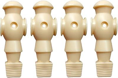 4 Pieces Foosball Table Men Soccer Table Player Replacement Part Fits 58 inch Rods Foosball Players for Foosball Table